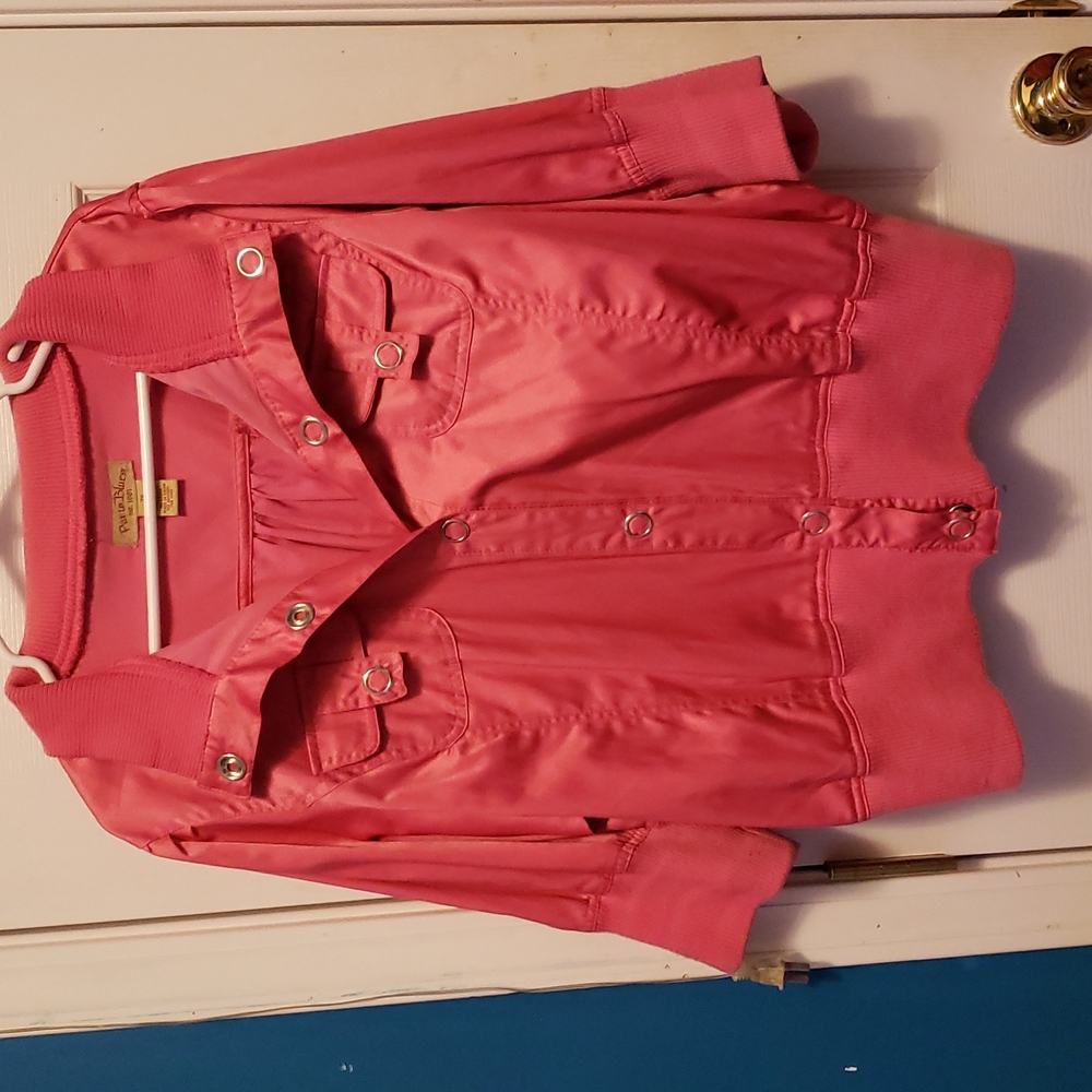 Pink crop jacket